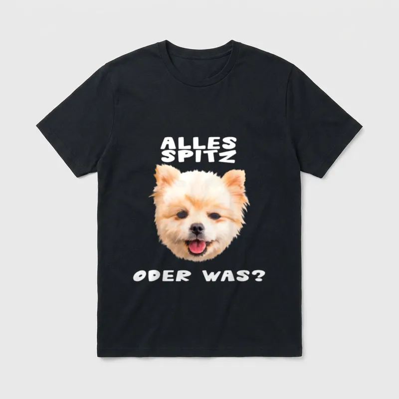 HUNDEHALTER HUND LUSTIGER SPRUCH T-Shirt – Klassisches T-Shirt in Schwarz