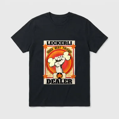 Leckerli Dealer Hundehalter Hundefreunde T-Shirt – Klassisches T-Shirt in Schwarz