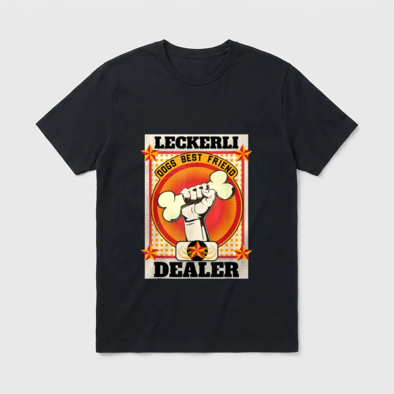 Leckerli Dealer Hundehalter Hundefreunde T-Shirt – Klassisches T-Shirt in Schwarz