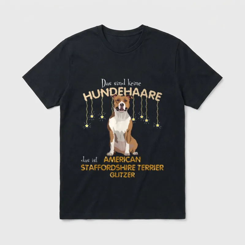 Das sind keine Hundehaare T-Shirt 1438 – Klassisches T-Shirt in Schwarz
