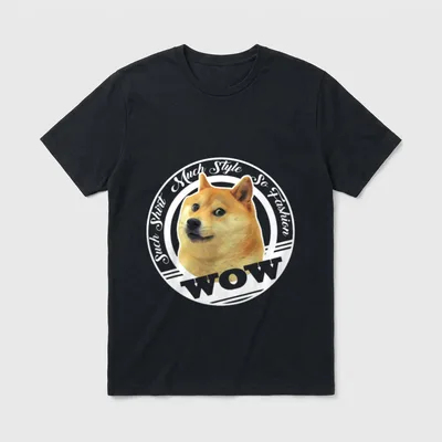 Awesome Meme Doge Funny T-Shirt – Klassisches T-Shirt in Schwarz