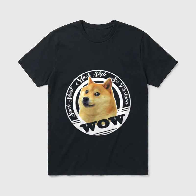 Awesome Meme Doge Funny T-Shirt – Klassisches T-Shirt in Schwarz
