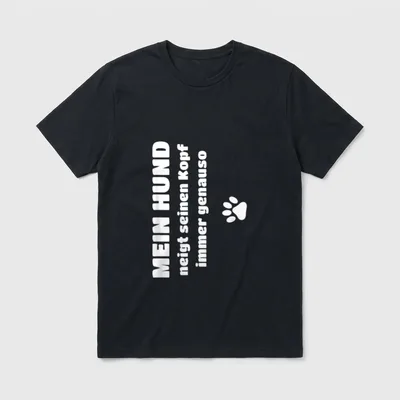Hund Hunde Witz Hundebesitzer T-Shirt – Klassisches T-Shirt in Schwarz