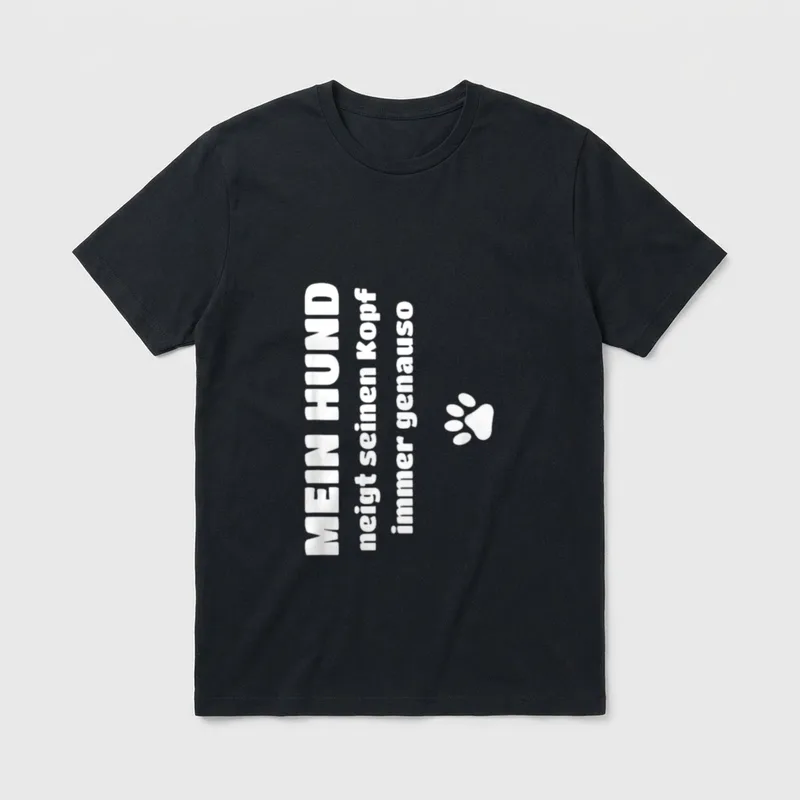 Hund Hunde Witz Hundebesitzer T-Shirt – Klassisches T-Shirt in Schwarz