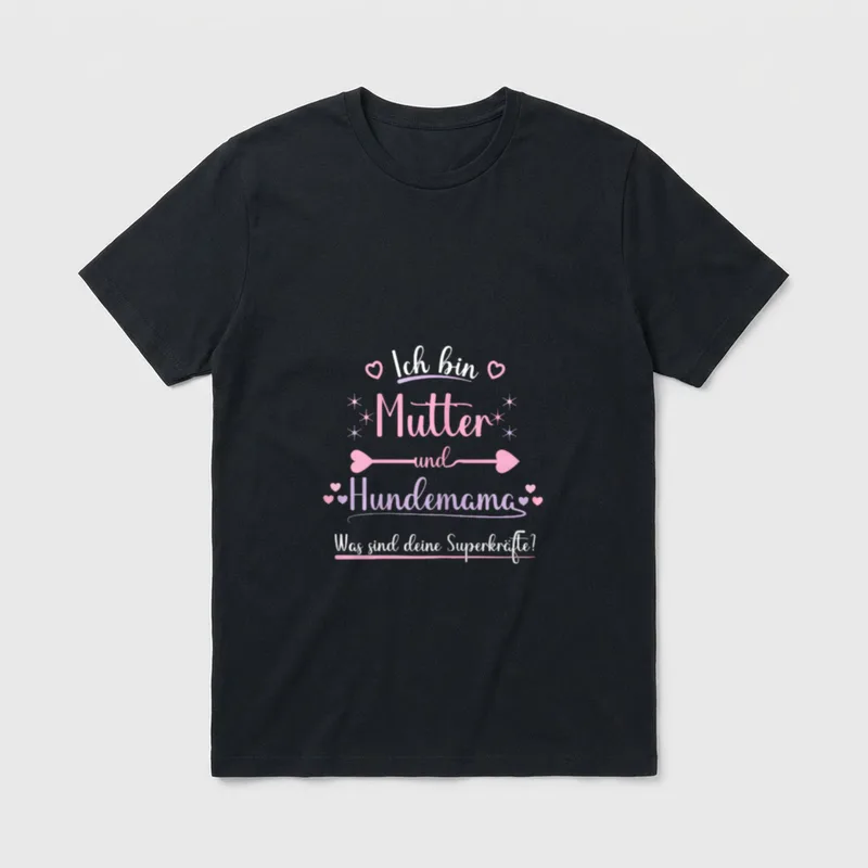 ich bin MUTTER T-Shirt – Klassisches T-Shirt in Schwarz