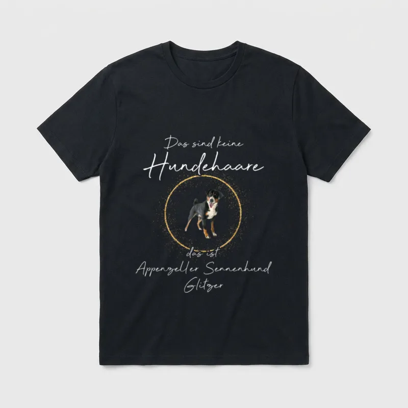 Das ist Appenzeller Sennenhund T-Shirt – Klassisches T-Shirt in Schwarz