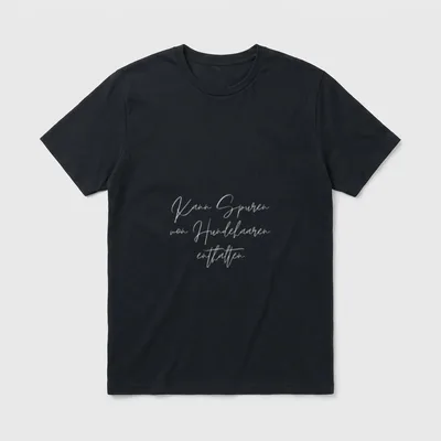Kann Spuren Von Hundehaare Hundemama T-Shirt – Klassisches T-Shirt in Schwarz