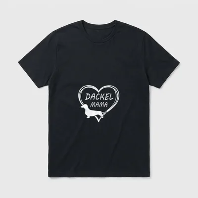 Dackel Mama hundemama hundeliebhaber T-Shirt – Klassisches T-Shirt in Schwarz