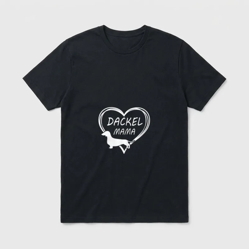 Dackel Mama hundemama hundeliebhaber T-Shirt – Klassisches T-Shirt in Schwarz