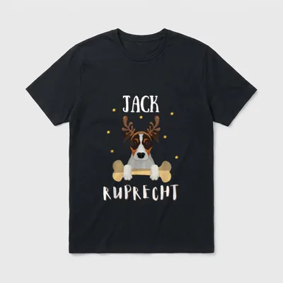 Jack Russel Hundemama Frauchen T-Shirt – Klassisches T-Shirt in Schwarz