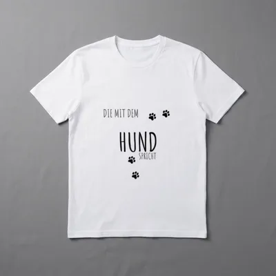 Gassi Hundehalter T-Shirt – Klassisches T-Shirt in Schwarz