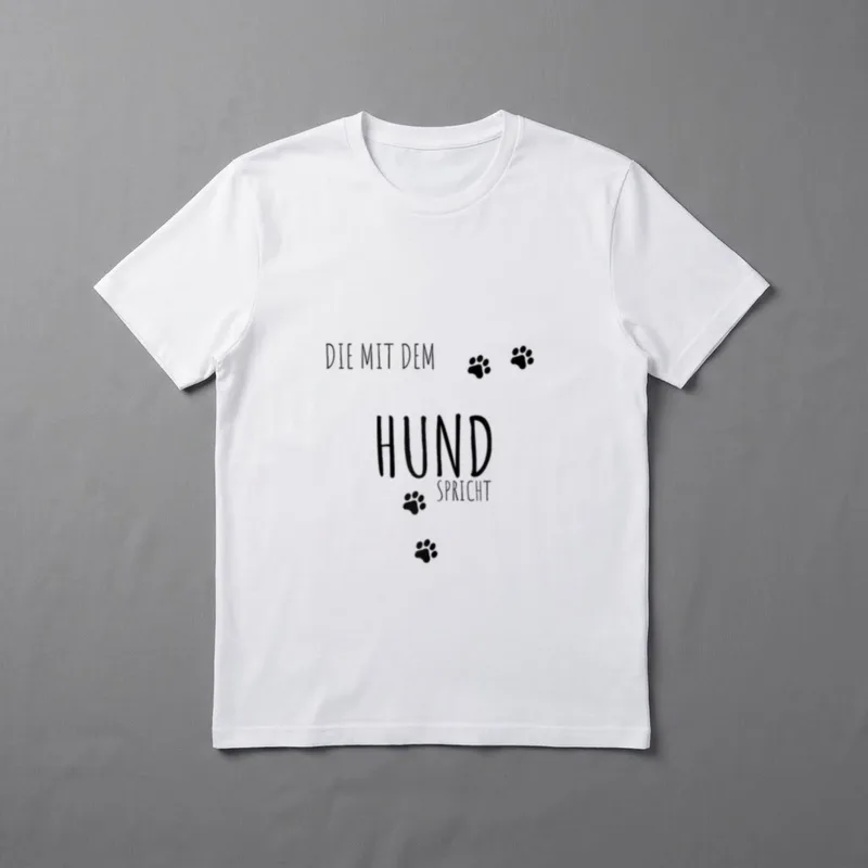 Gassi Hundehalter T-Shirt – Klassisches T-Shirt in Schwarz