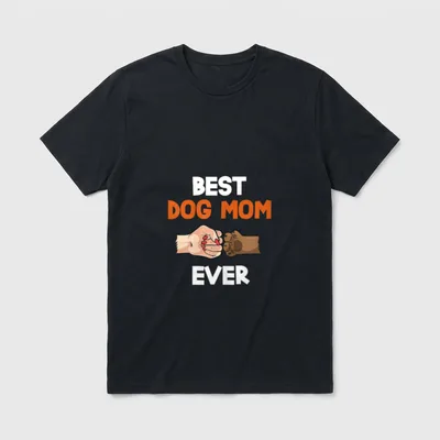 Hunde Best Dog Mom T-Shirt – Klassisches T-Shirt in Schwarz