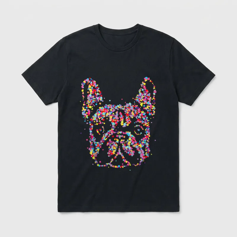 Französische Bulldogge Frechie Hundemama T-Shirt – Klassisches T-Shirt in Schwarz