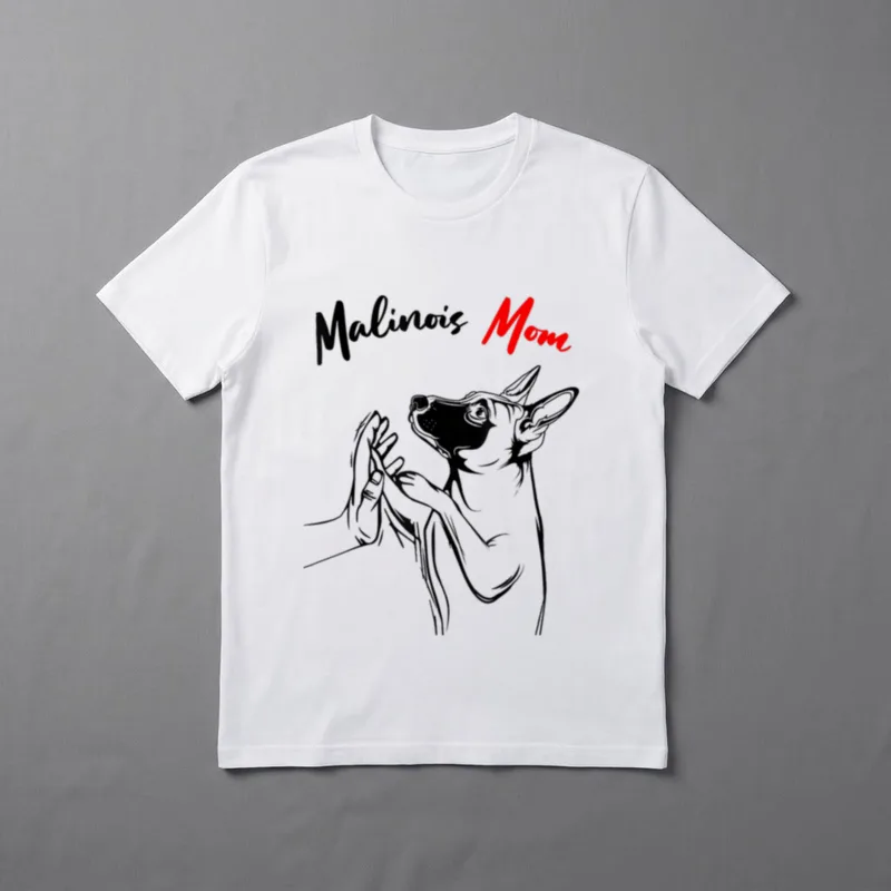 Malinois Mom Hunde Mama Hundehalter T-Shirt – Klassisches T-Shirt in Schwarz