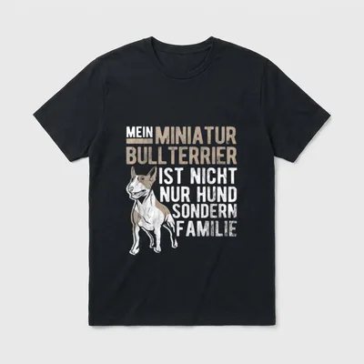 Nicht Nur Hund Familie T-Shirt – Klassisches T-Shirt in Schwarz