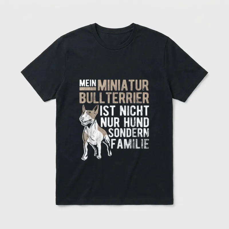 Nicht Nur Hund Familie T-Shirt – Klassisches T-Shirt in Schwarz