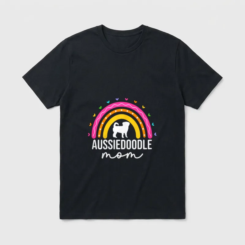 Süße Aussiedoodle-Mama für Frauen T-Shirt – Klassisches T-Shirt in Schwarz