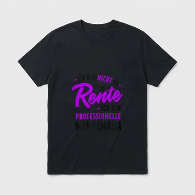 Ich Bin Nicht T-Shirt – Klassisches T-Shirt in Schwarz