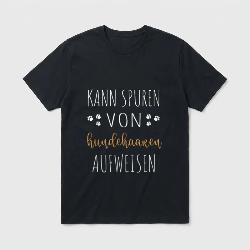 Hundemama Hund Spruch Hunde T-Shirt – Klassisches T-Shirt in Schwarz