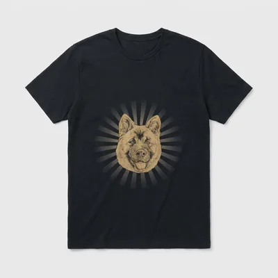 American Akita Hunde Mama T-Shirt – Klassisches T-Shirt in Schwarz