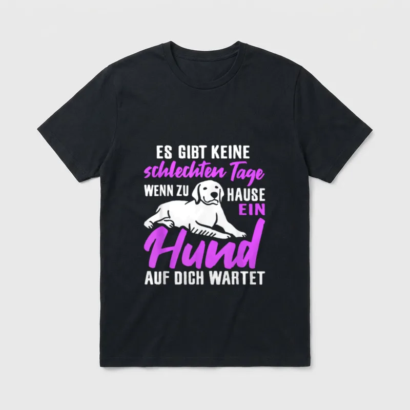 Hundbesitzer Hunde Witz Hund T-Shirt – Klassisches T-Shirt in Schwarz