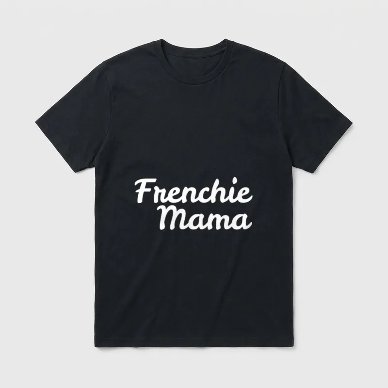 FRENCHIE MAMA for Dog T-Shirt – Klassisches T-Shirt in Schwarz