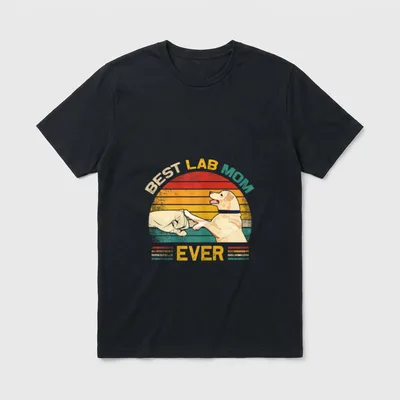 Best Lab Mom Ever T-Shirt – Klassisches T-Shirt in Schwarz