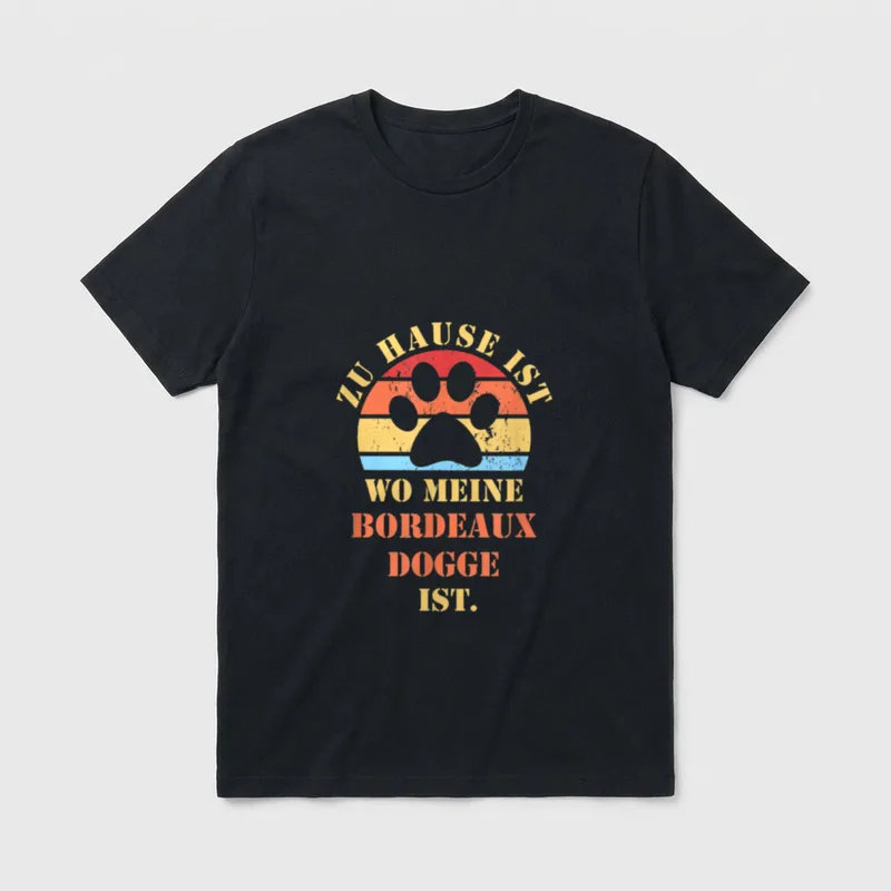 BORDEAUX DOGGE Hund Rasse T-Shirt – Klassisches T-Shirt in Schwarz