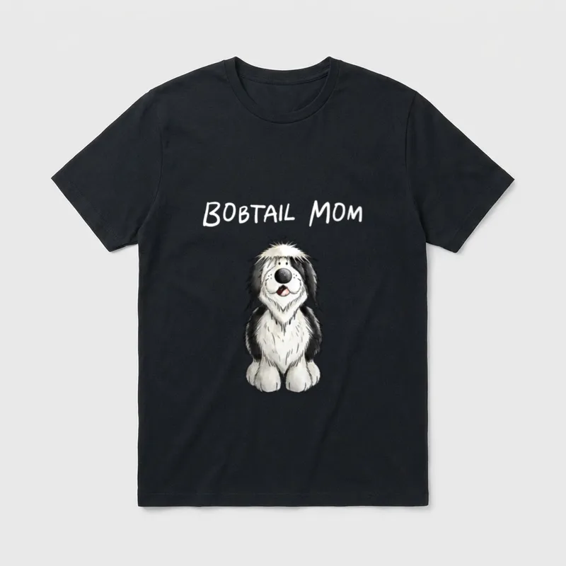 Bobtail Mom I Bobtail T-Shirt – Klassisches T-Shirt in Schwarz