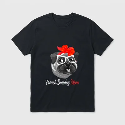 French Bulldog Mom Hunde T-Shirt – Klassisches T-Shirt in Schwarz