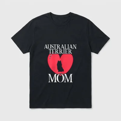 Australian Terrier mom Hund T-Shirt – Klassisches T-Shirt in Schwarz