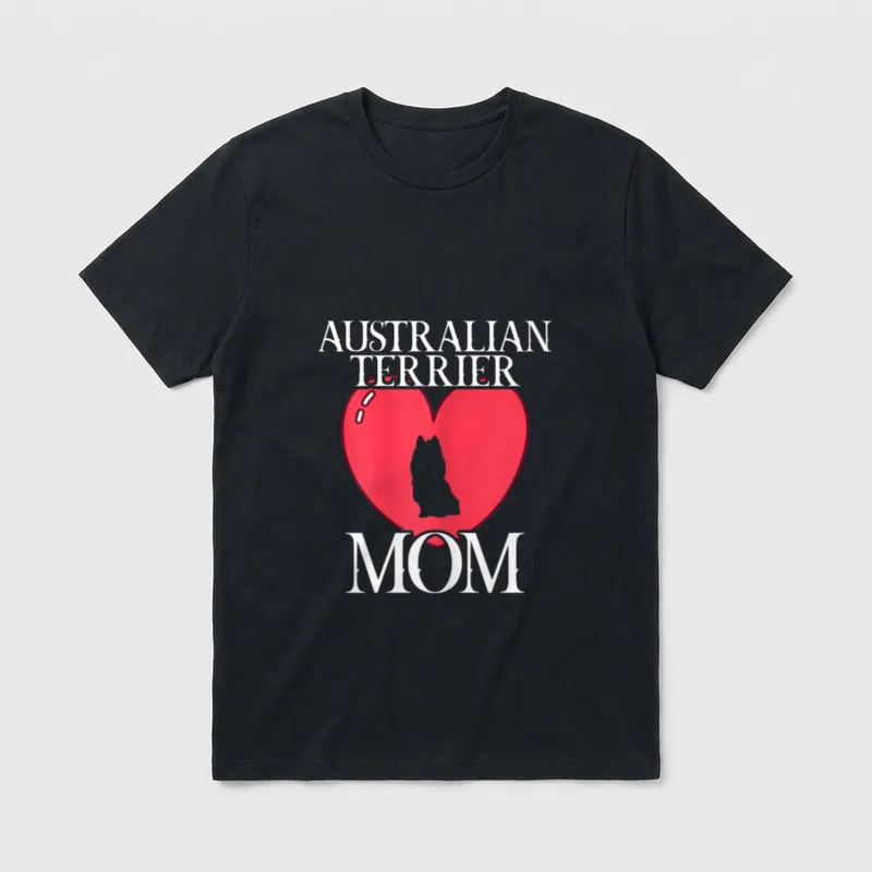 Australian Terrier mom Hund T-Shirt – Klassisches T-Shirt in Schwarz