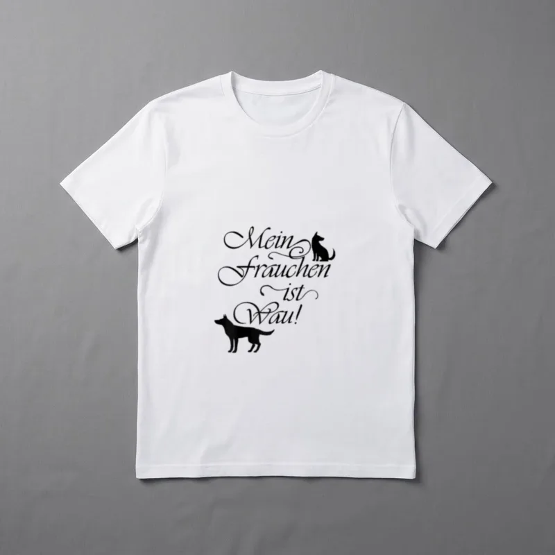 Hunde Mama Ironischer Spruch T-Shirt – Klassisches T-Shirt in Schwarz