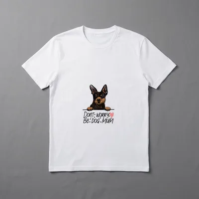 Hunderasse Prager Rattler Hund T-Shirt – Klassisches T-Shirt in Schwarz
