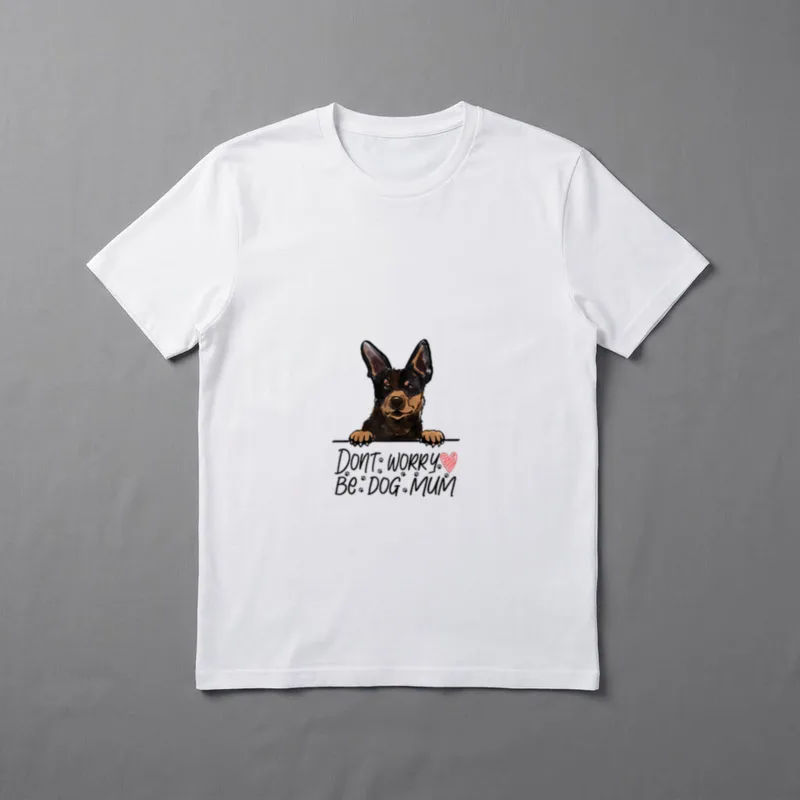 Hunderasse Prager Rattler Hund T-Shirt – Klassisches T-Shirt in Schwarz