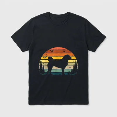 Appenzeller Mountain Dog Mama T-Shirt – Klassisches T-Shirt in Schwarz