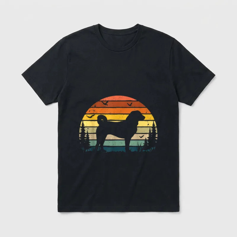 Appenzeller Mountain Dog Mama T-Shirt – Klassisches T-Shirt in Schwarz