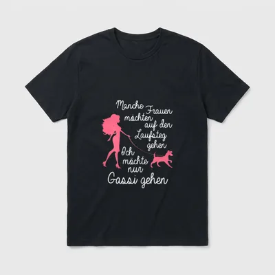 Hund Hundemama Hundetrainer lustige T-Shirt – Klassisches T-Shirt in Schwarz