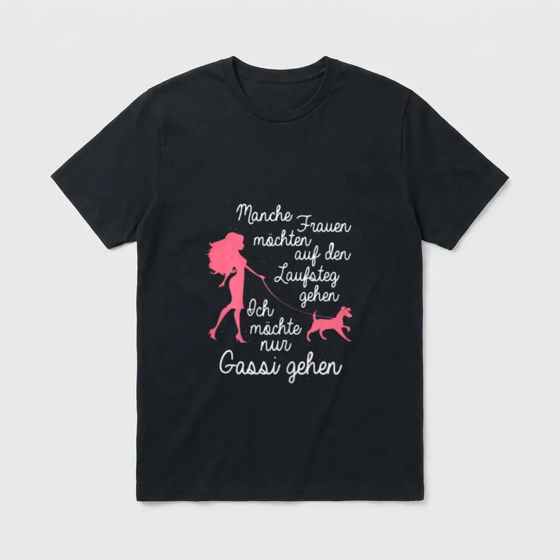 Hund Hundemama Hundetrainer lustige T-Shirt – Klassisches T-Shirt in Schwarz