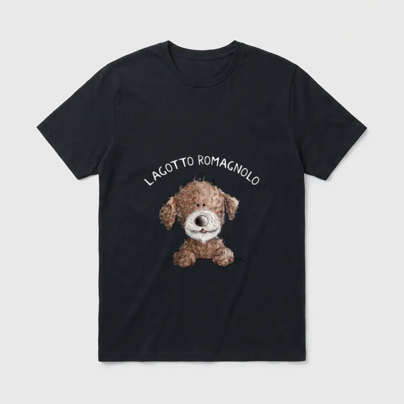 Lustiger Lagotto Romagnolo I Hunde T-Shirt – Klassisches T-Shirt in Schwarz