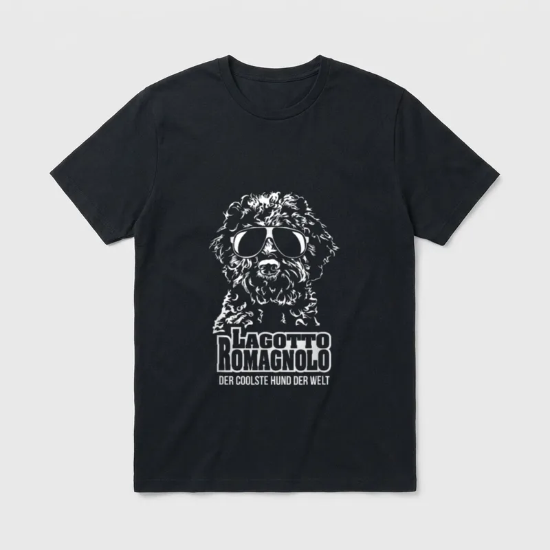 Lagotto Romagnolo cooler Hund T-Shirt – Klassisches T-Shirt in Schwarz