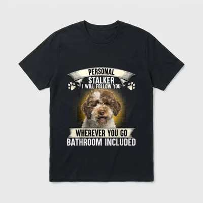 Persönlicher Stalker I Will T-Shirt – Klassisches T-Shirt in Schwarz