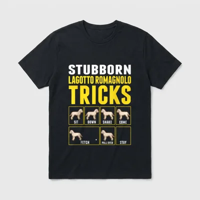 Lagotto Romagnolo Hundetricks Trüffelhund T-Shirt – Klassisches T-Shirt in Schwarz