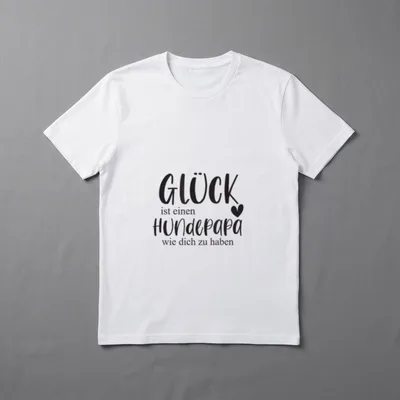 Hund Hundepapa Haustier Vatertag T-Shirt – Klassisches T-Shirt in Schwarz