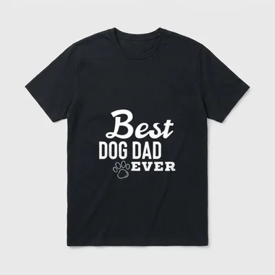 Best Dog Dad ever T-Shirt – Klassisches T-Shirt in Schwarz