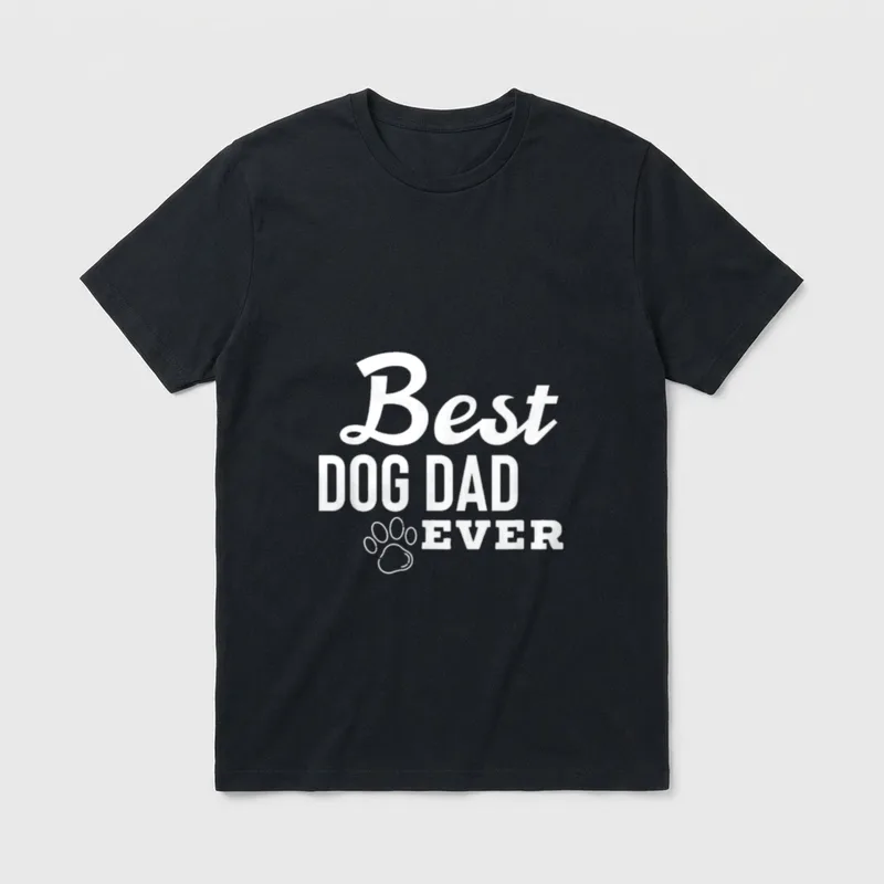 Best Dog Dad ever T-Shirt – Klassisches T-Shirt in Schwarz