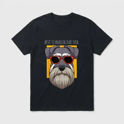 Schnauzer Hund Hunde Besitzer T-Shirt – Klassisches T-Shirt in Schwarz