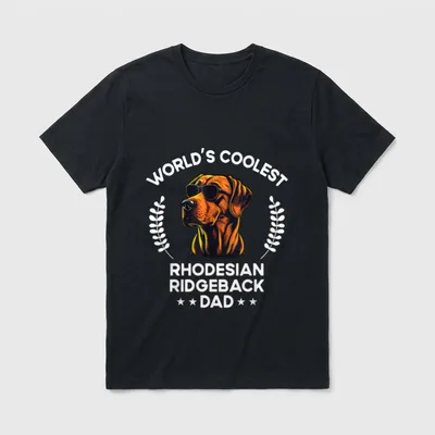 World's Coolest Dog Dad T-Shirt – Klassisches T-Shirt in Schwarz