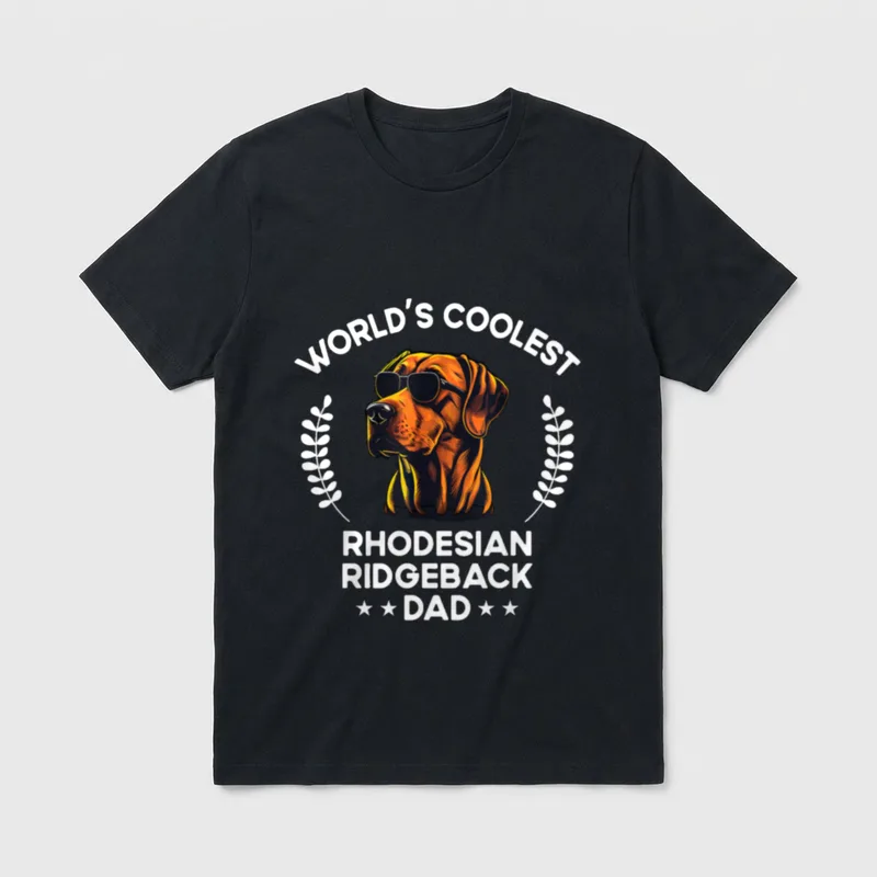 World's Coolest Dog Dad T-Shirt – Klassisches T-Shirt in Schwarz